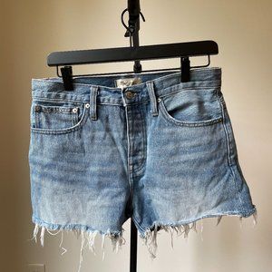 Madewell Light Wash Relaxed Denim Shorts
